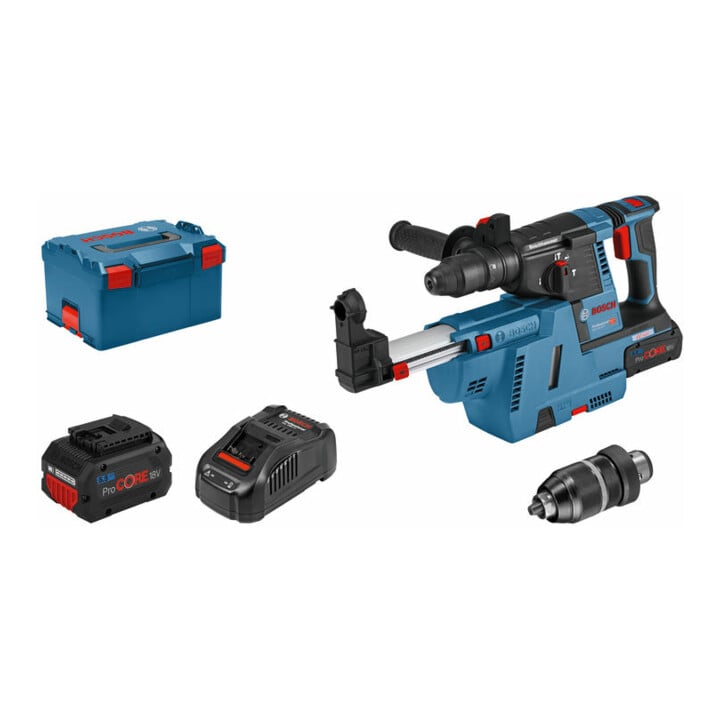 Bosch Akku-Bohrhammer mit SDS plus GBH 18V-26 F: 2x Akku GBA 5.5Ah
