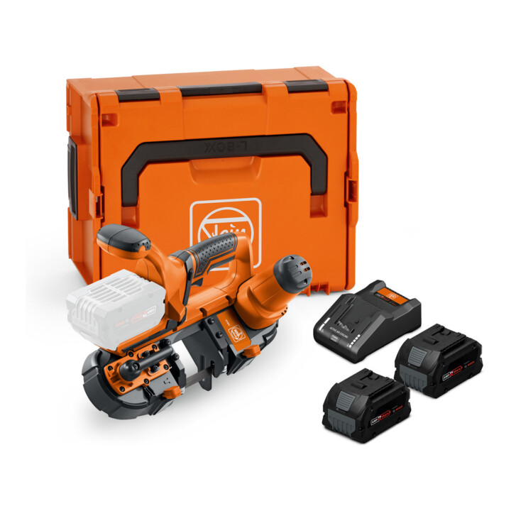 Fein Akku-Bandsäge für Schnitttiefen bis 63