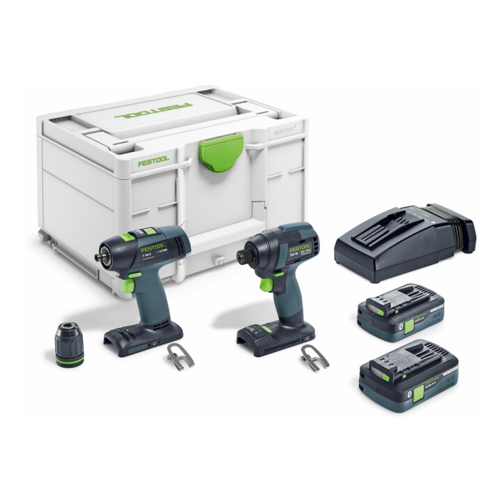 Festool Schrauber- und Bohrer-Set TID 18 HPC 4