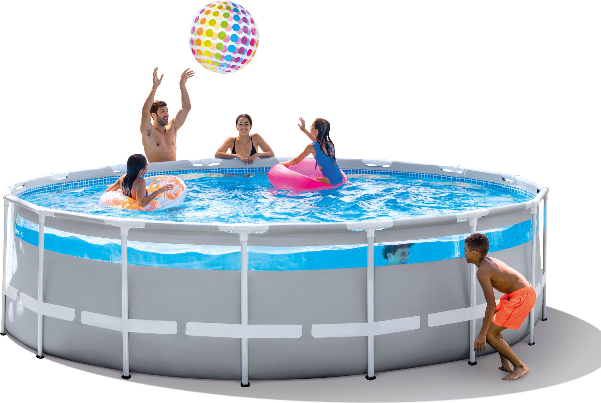 Premium Frame Pool Prism Clearview Ø 488 x 122 cm