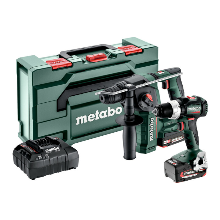 Metabo Akku Combo Set 2.5.2 18V BS 18 LT BL + BH 18 LTX BL 16; metaBOX 145 L