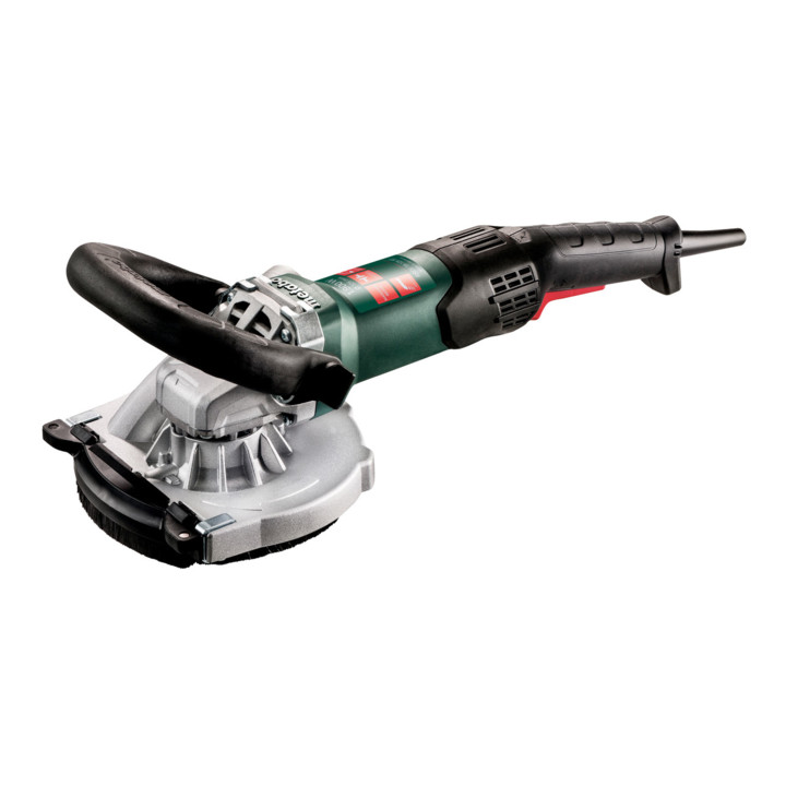 Metabo Renovierungsschleifer RSEV 19-125 RT mit Diamantschleiftopf Beton 'professional' ; Kunststoffkoffer