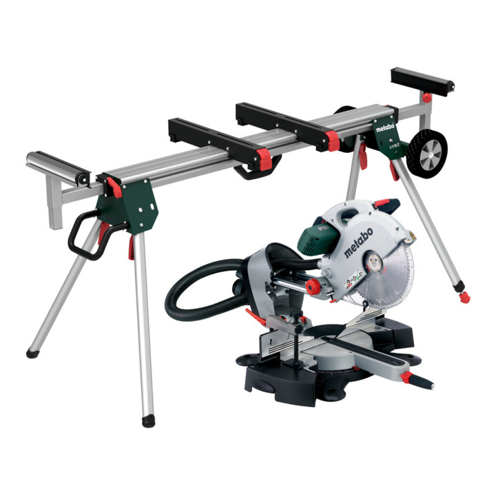 Metabo Set Kappsäge KGS 315 Plus mit Maschinenständer KSU 401; Karton