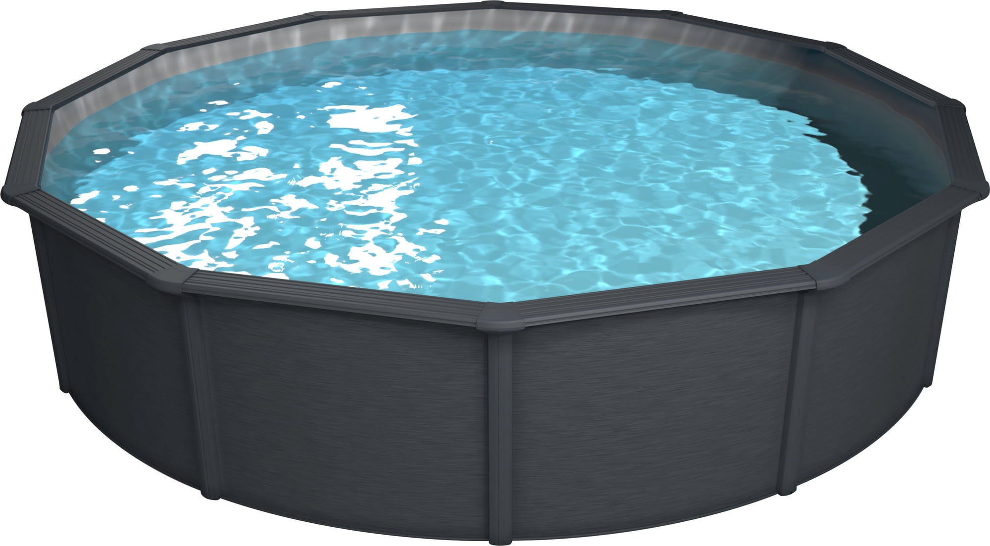 Nouvo Pool de Luxe II Ø 460 x 120 cm - Anthrazit