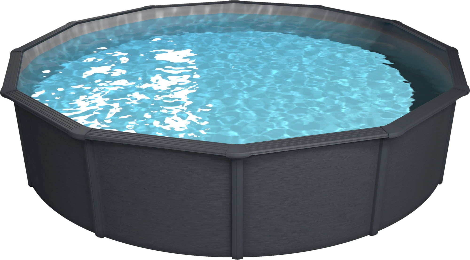 Nuovo Pool de Luxe II Ø 550 x 120 cm - Anthrazit